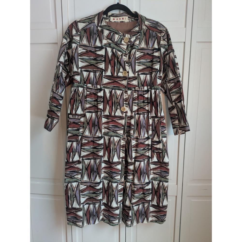 Marni Geometric Print Dress - Multicolor